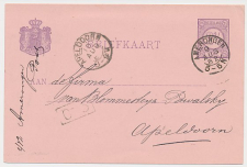 Kleinrondstempel Amerongen 1882 - Afz. Directeur Postkantoor