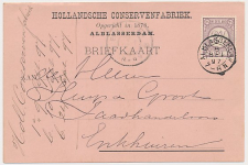 Kleinrondstempel Alblasserdam 1897