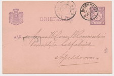 Kleinrondstempel Bodegraven 1895 - Afz. Postkantoor