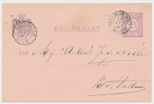 Kleinrondstempel Berlikum (N:B:) 1887