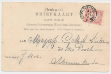 Kleinrondstempel Broek in Waterl: 1904