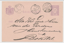 Kleinrondstempel Berlikum (N:B:) - Veghel - Boxtel 1888