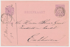 Kleinrondstempel Berlikum (Friesl:) 1892