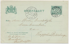 Kleinrondstempel Biervliet 1908