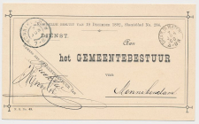 Kleinrondstempel Broek in Waterl: 1900