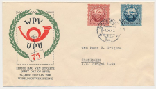 FDC / 1e dag Em. Wereldpostvereniging 1949 - Uitgave Breel