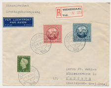 Veenendaal FDC / 1e dag Em. Wereldpostvereniging 1949
