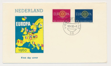FDC / 1e dag Em. Europa 1960 - Uitgever onbekend