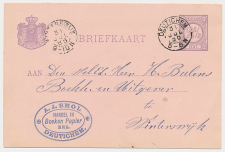 Kleinrondstempel Deutichem 1896