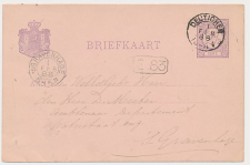 Kleinrondstempel Deutichem 1888 - Postkantoor Opgave Buurten