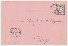 Kleinrondstempel Diedam 1895