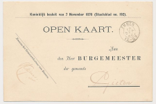Kleinrondstempel Emmen 1892