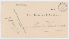 Kleinrondstempel Enkhuizen 1889