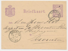 Kleinrondstempel Doesborgh  1881