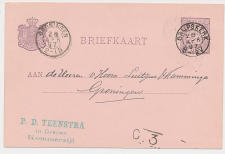 Kommerzijl - Kleinrondstempel Grijpskerk 1897