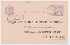 Kleinrondstempel Gorssel 1891 - Briefkaart Particulier bedrukt