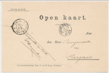 Kleinrondstempel Haren (Gron:) 1896