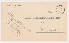 Kleinrondstempel Heenvliet 1896