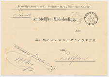 Heemse - Kleinrondstempel Hardenberg 1895