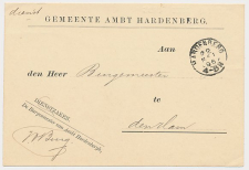 Heemse - Kleinrondstempel Hardenberg 1896