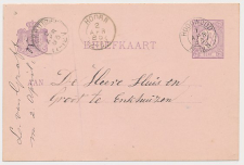 Kleinrondstempel Hoogwoud 1885