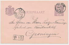 Kleinrondstempel Holwerd 1898