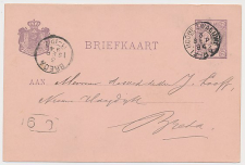 Kleinrondstempel Hooge Zwaluwe 1884