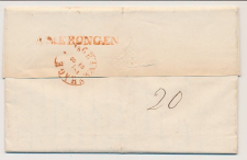 Leersum - Distributiekantoor Amerongen - Utrecht - Den Haag 1848