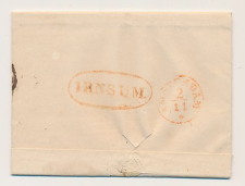 Distributiekantoor Irnsum - Heerenveen - Amsterdam 1848