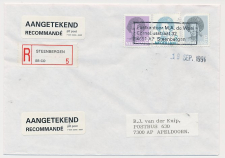 MiPag / Mini Postagentschap Aangetekend Steenbergen 1994