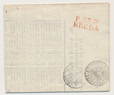 P.93.P. BREDA 1813 - Drukwerk / Fiscaal