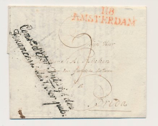 118 AMSTERDAM - Breda 1811 - Lakzegel