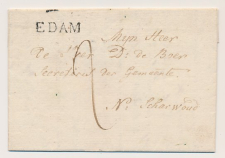 EDAM - Noord Scharwoude 1822 - Lakzegel
