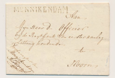 MUNNIKENDAM - Hoorn 1815