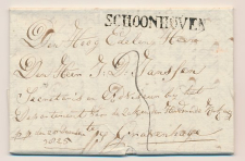 SCHOONHOVEN - s Gravenhage 1825 - Lakzegel