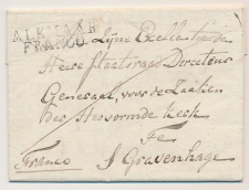 Nieuwe Niedorp - ALKMAAR FRANCO - s Gravenhage 1821