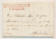 BERGEN OP ZOOM FRANCO - s Gravenhage 1822