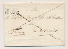 DELFT FRANCO - Dordrecht 1826 - Vrijmetselarij