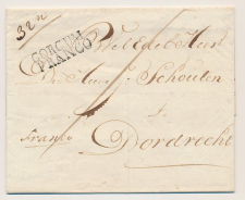 Vianen - GORCUM FRANCO - Dordrecht 1824 - Vrijmetselarij