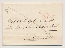 GRONINGEN FRANCO - Dordrecht 1828 - Vrijmetselarij