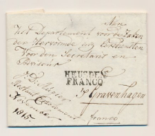 Aalst - HEUSDEN FRANCO - s Gravenhage 1817 - Lakzegel