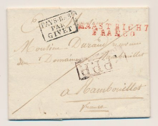 MAASTRICHT FRANCO - Rambouillet Frankrijk 1822