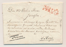 Wolvega - MEPPEL FRANCO -  s Gravenhage 1816 - Lakzegel