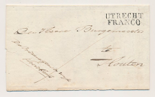 Wijk bij Duurstede - UTRECHT FRANCO - Houten 1828