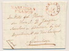Lollum - HARLINGEN FRANCO - s Gravenhage 1836