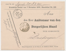 Kleinrondstempel Jutfaas 1892