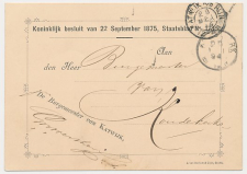 Kleinrondstempel Katwijk A/D Rijn 1894