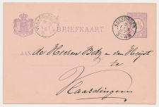 Kleinrondstempel Koevorden 1887