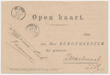 Kleinrondstempel De Leek 1889