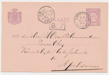 Kleinrondstempel Lekkerkerk 1894 - Afz. Directeur Postkantoor